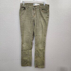 Gap Womens Olive Skinny Stretch Jeans Size 6 Cordory
